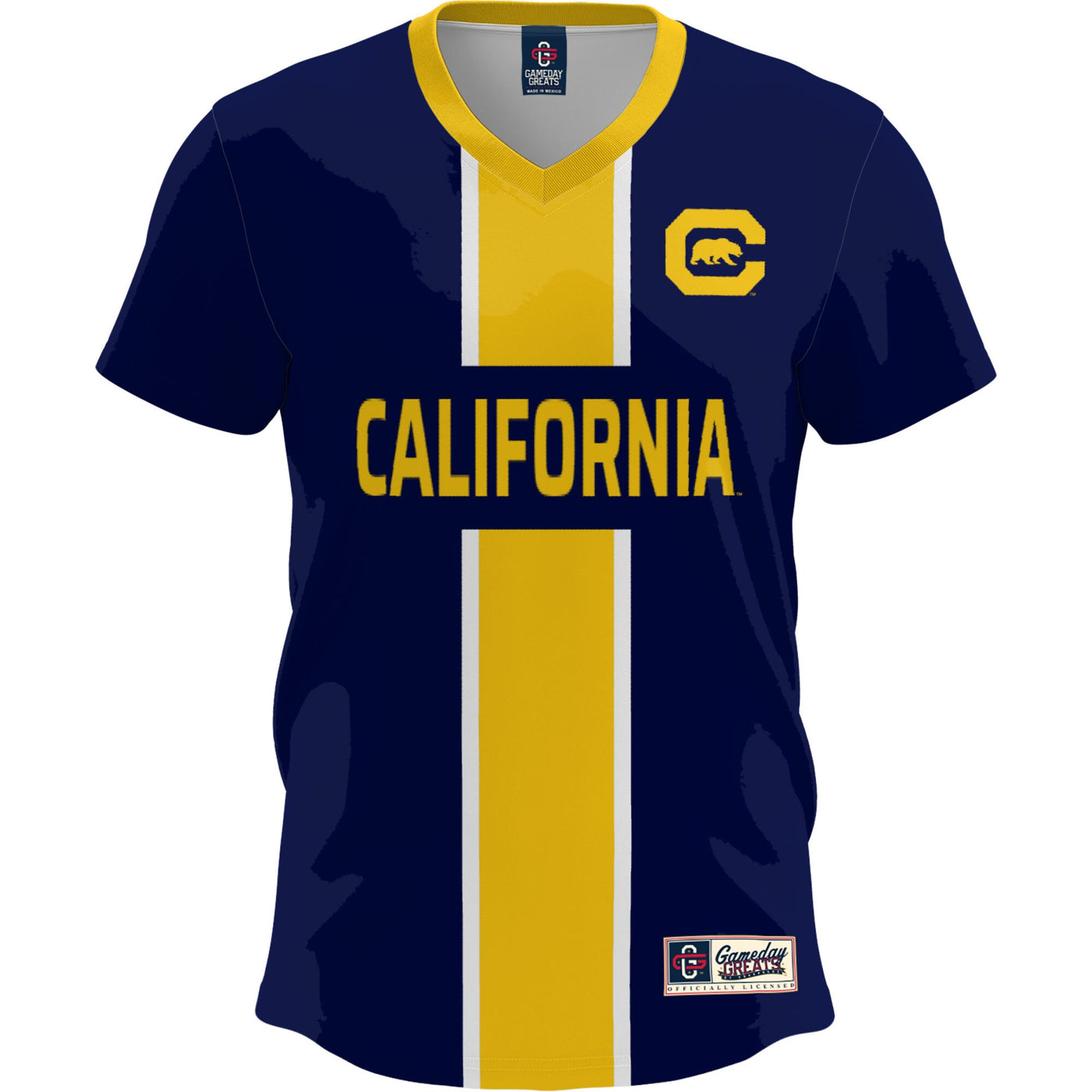 GameDay Greats Navy Cal Bears Lightweight Soccer Fashion Jersey