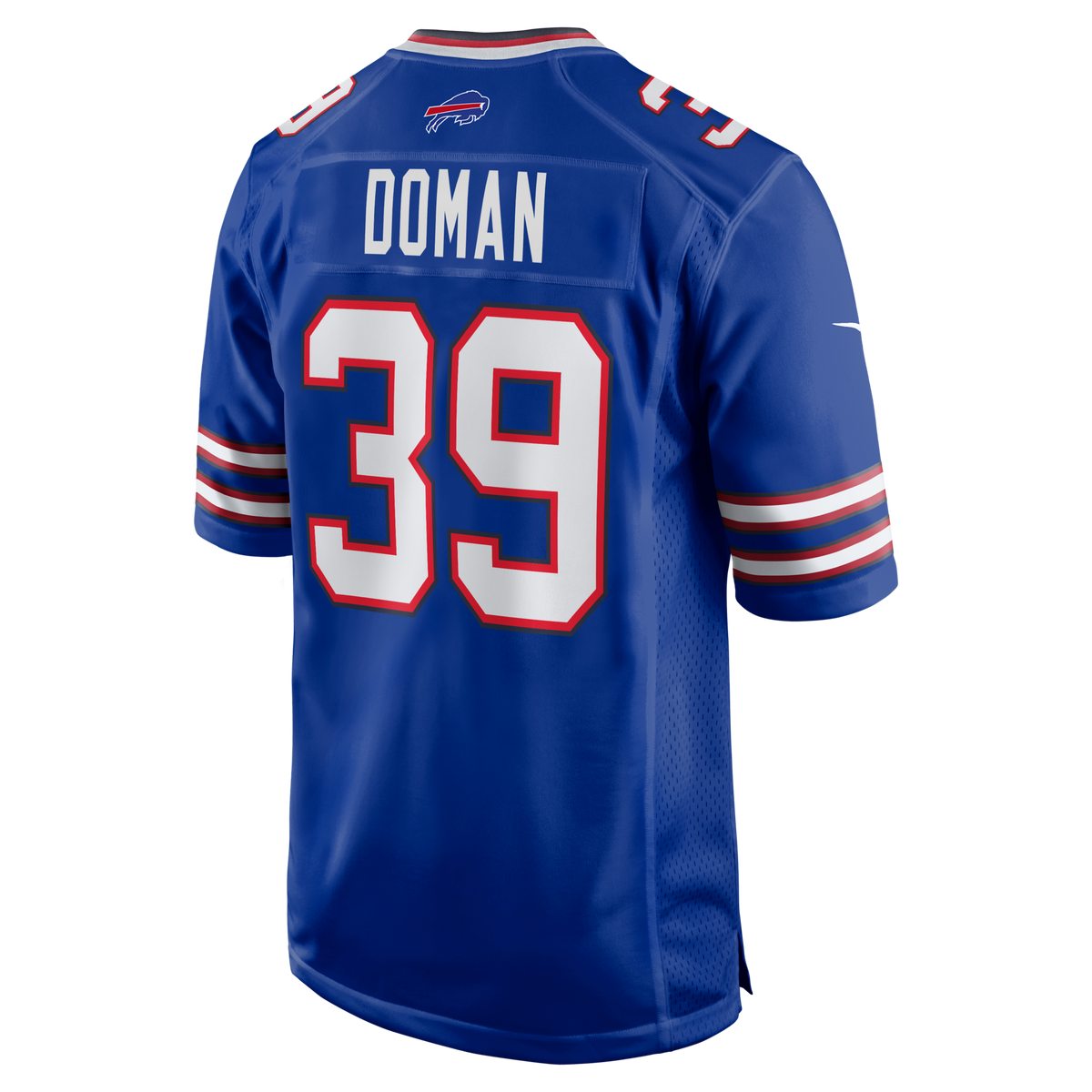 Buffalo Bills Tommy Doman Royal Team Game Jersey
