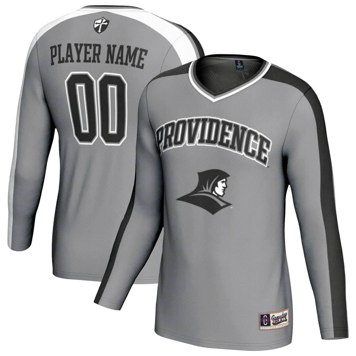 Providence Friars GameDay Greats NIL Pick-A-Player Lightweight Collegiate Volleyball Fashion Jersey - Silver