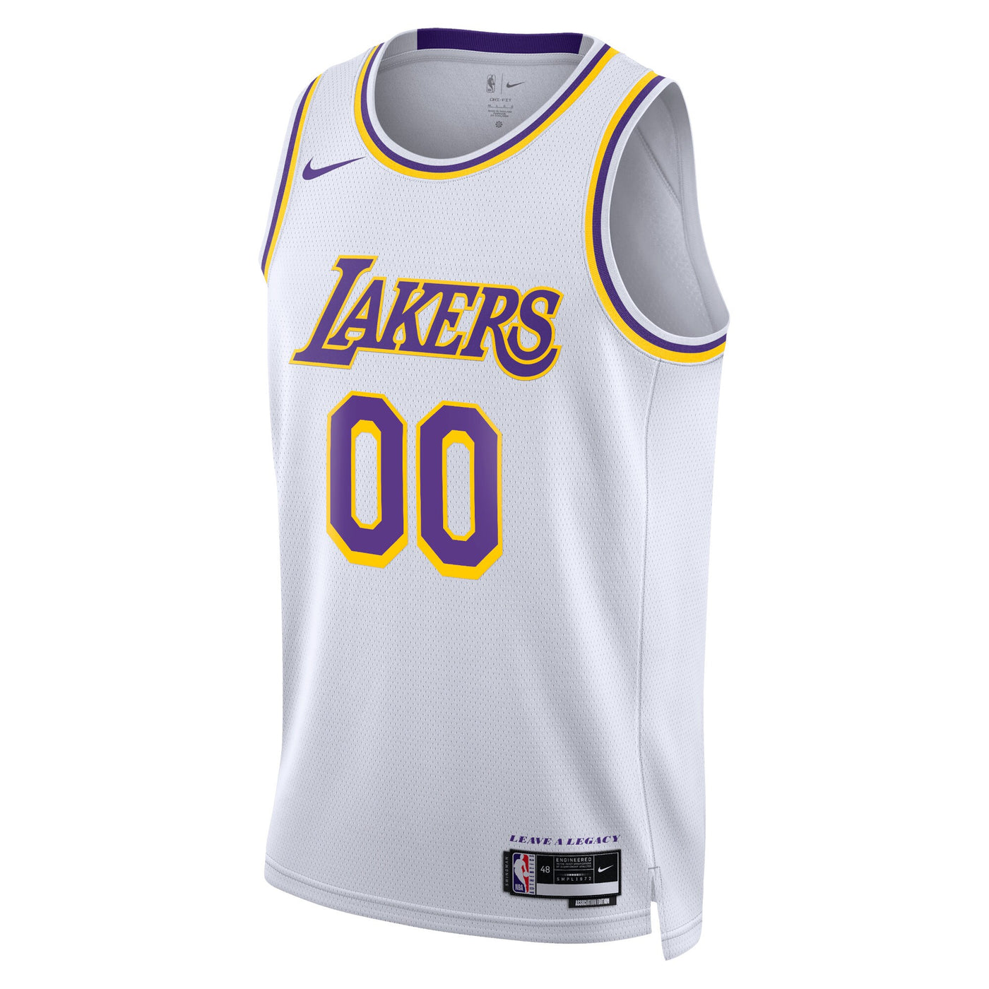 Los Angeles Lakers Nike Association Swingman Jersey - Custom