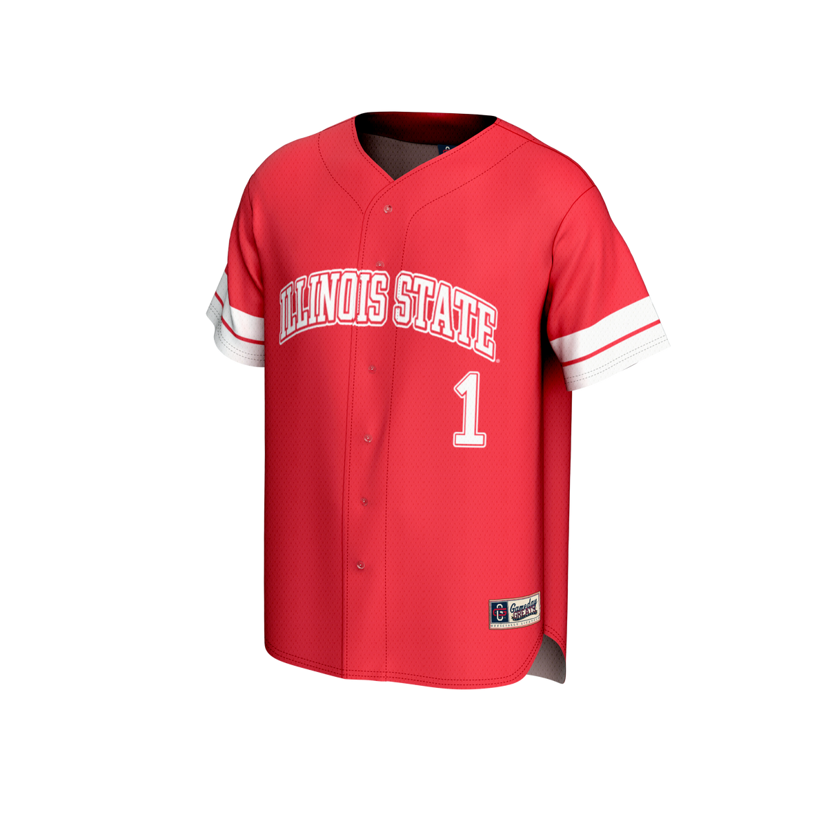 #1 Illinois State Redbirds GameDay Greats Lightweight Collegiate Baseball Fashion Jersey - Red
