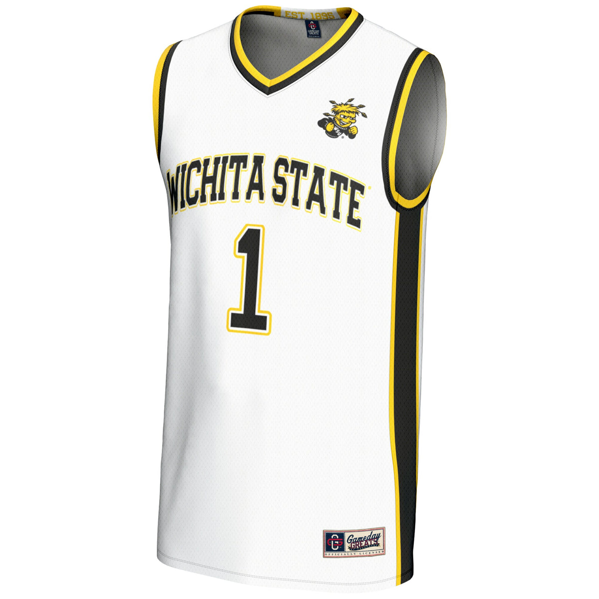 Wichita State Shockers GameDay Greats #1 Basketball Jersey - White