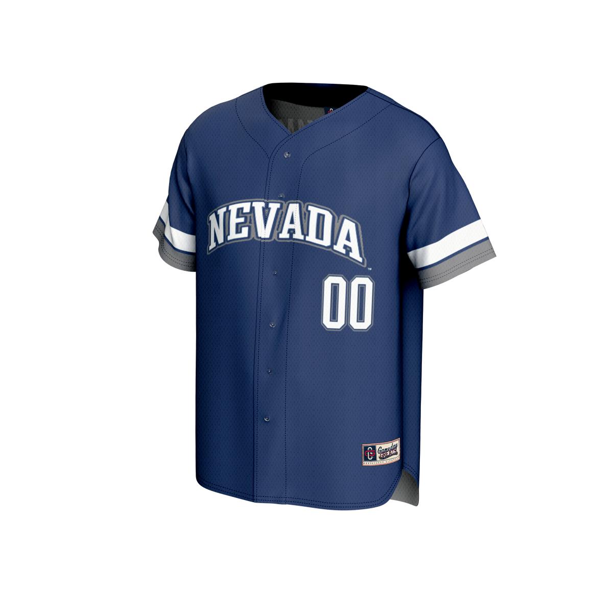 Nevada Wolf Pack GameDay Greats NIL Pick-A-Player Baseball Lightweight Jersey - Navy