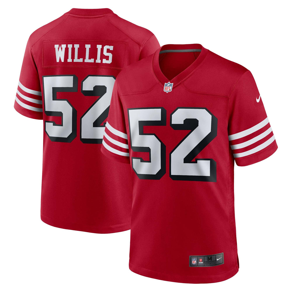 San Francisco 49ers Patrick Willis Scarlet Retired Player Alternate Game Jersey