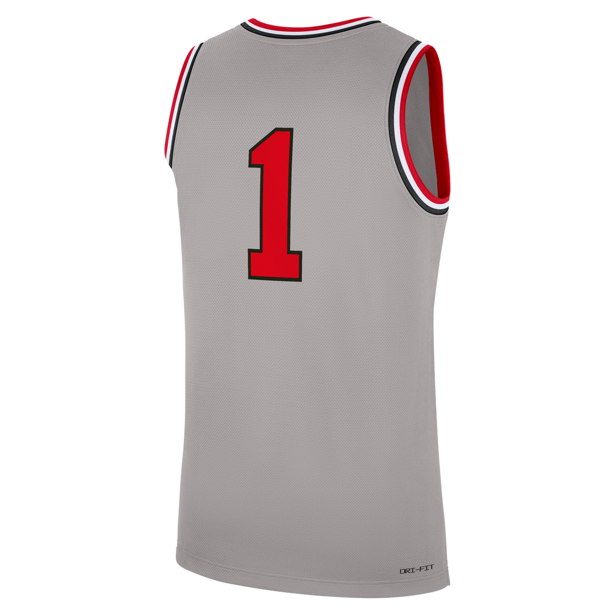 #1 Ohio State Buckeyes Alternate Replica Basketball Jersey - Gray
