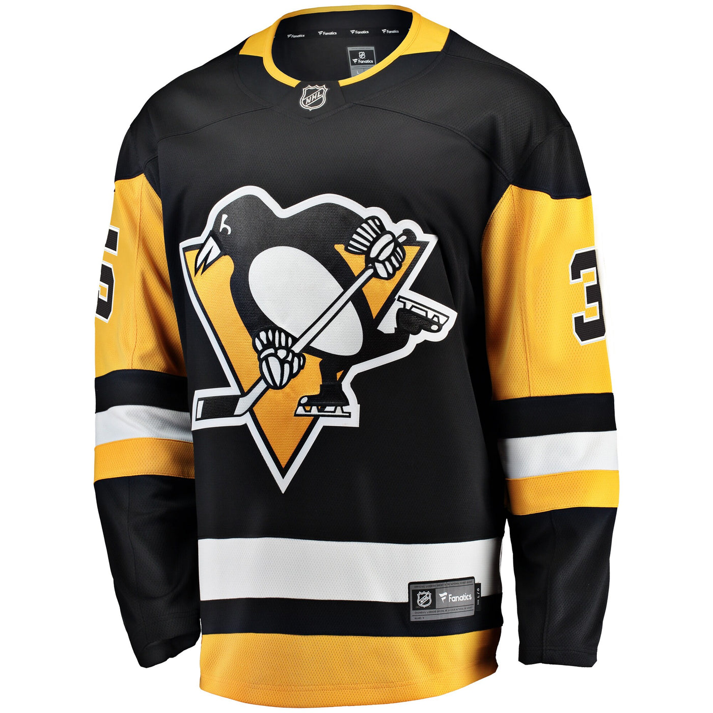 Pittsburgh Penguins Tristan Jarry Fanatics Black Home Breakaway Player Jersey