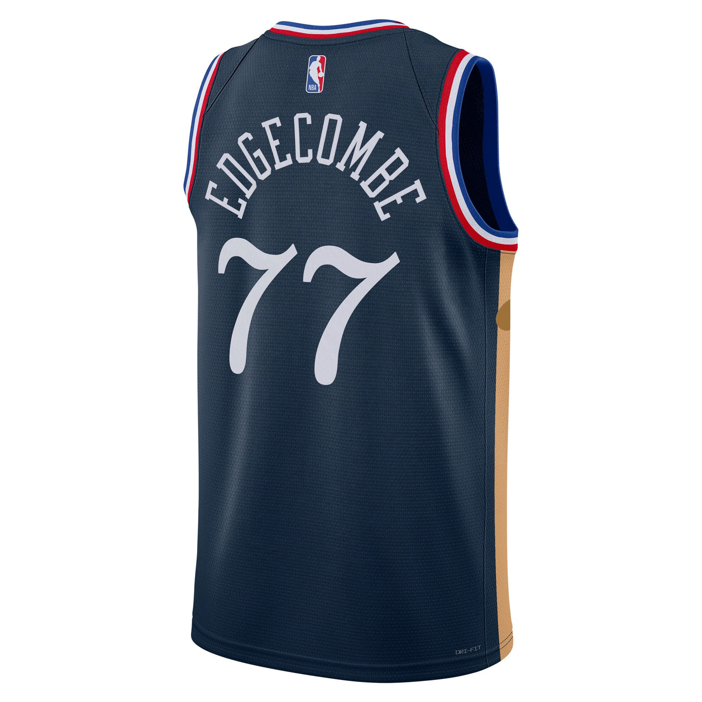 Philadelphia 76ers Nike 2025/26 City Edition Swingman Jersey - Navy - VJ Edgecombe