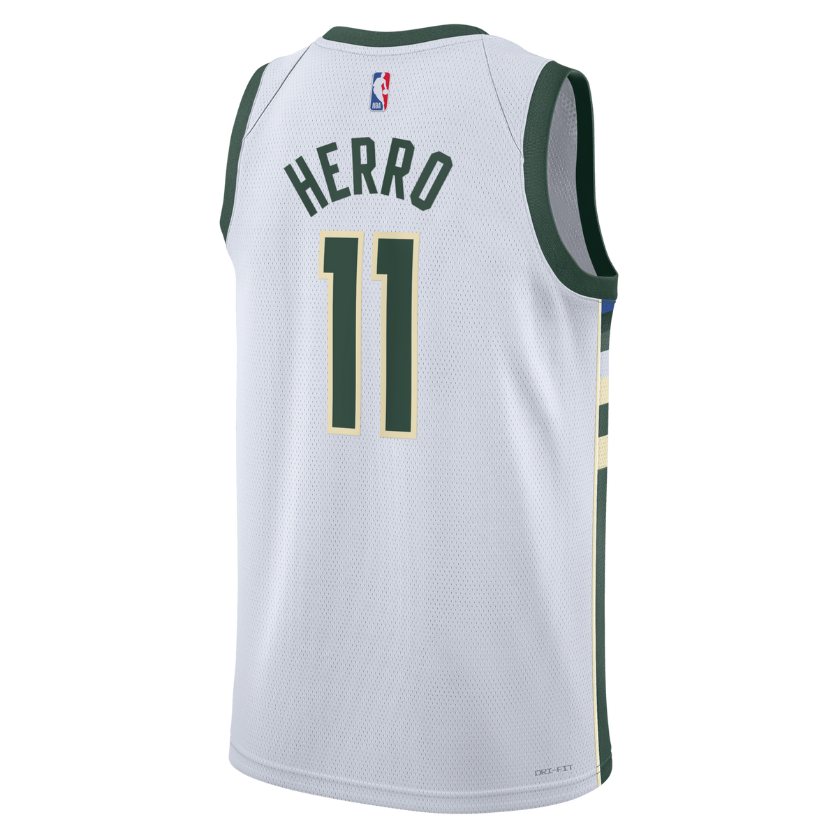 Milwaukee Bucks Association Edition Swingman Jersey - White - Tyler Herro -