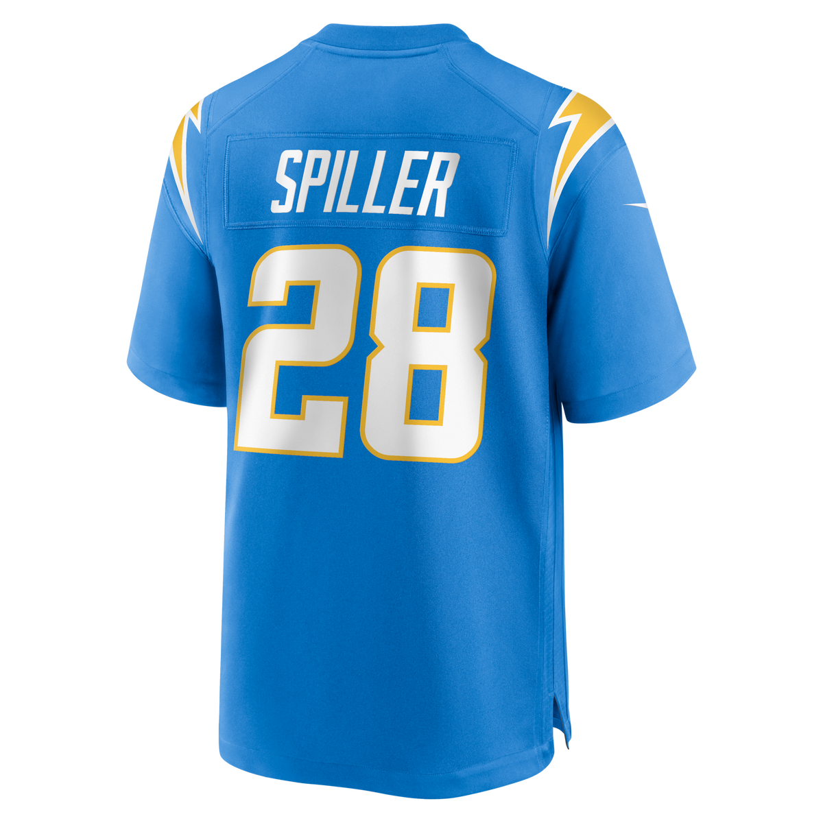 Los Angeles Chargers Isaiah Spiller Powder Blue Game Jersey