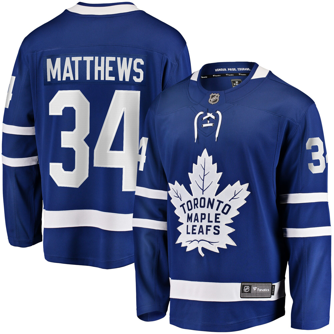 Toronto Maple Leafs Auston Matthews Fanatics Blue Home Breakaway Jersey