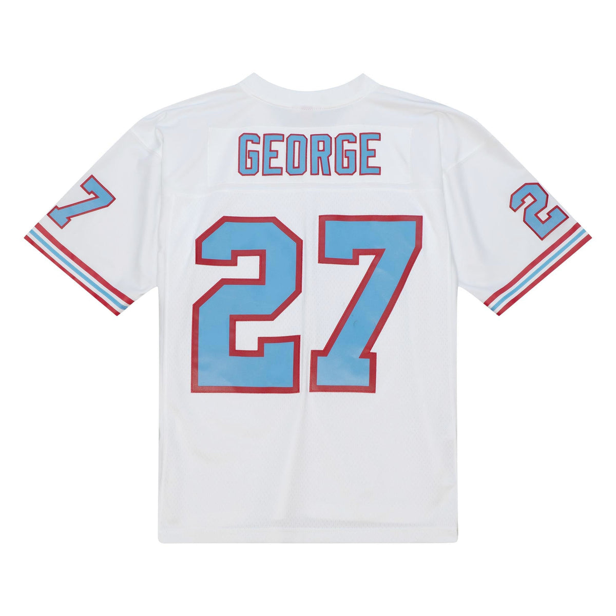 Tennessee Oilers Eddie George Mitchell & Ness White Legacy Replica Jersey