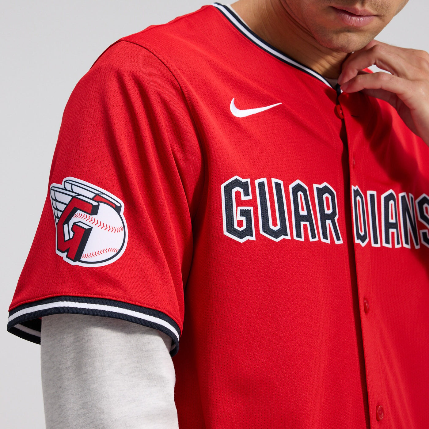 Cleveland Guardians Nike Red Alternate Limited Jersey