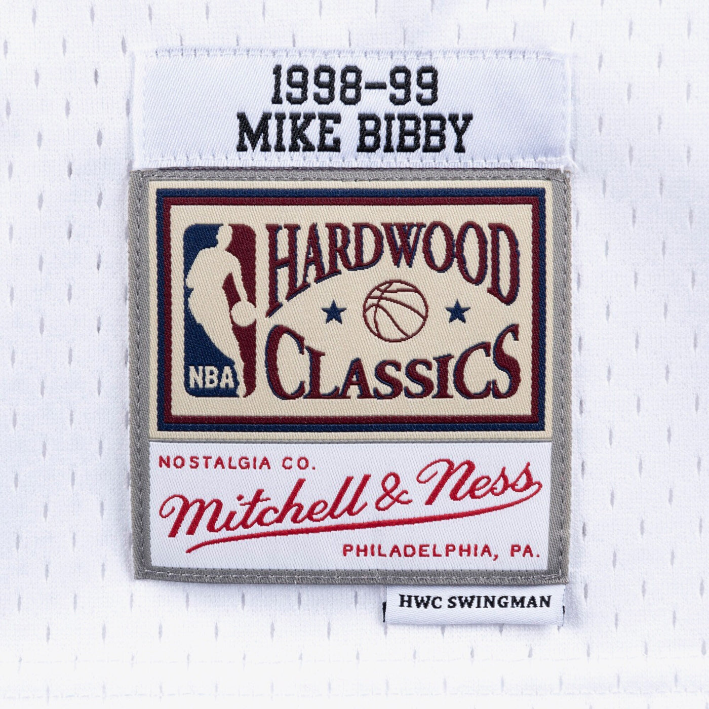Vancouver Grizzlies Mitchell & Ness Home Swingman Jersey - - Mike Bibby