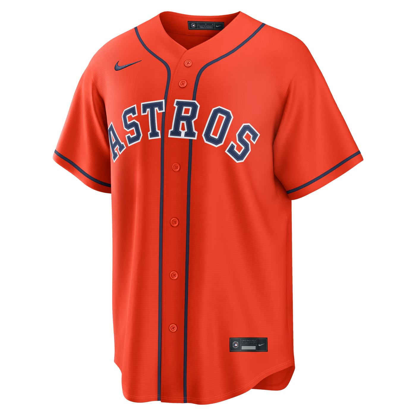 Houston Astros Jose Altuve Nike Orange Alternate Replica Jersey