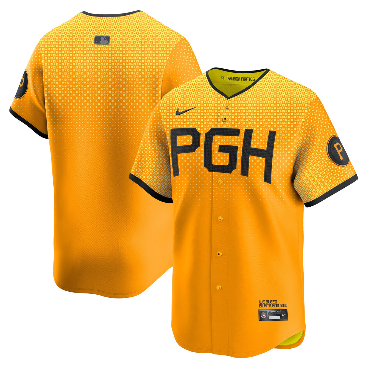Pittsburgh Pirates Gold City Connect Limited Jersey