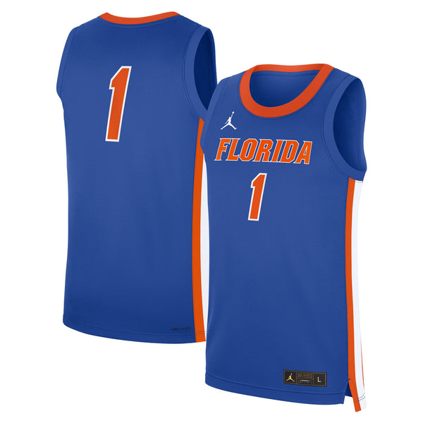 Jordan Brand Royal Florida Gators Road Replica Basketball Jersey