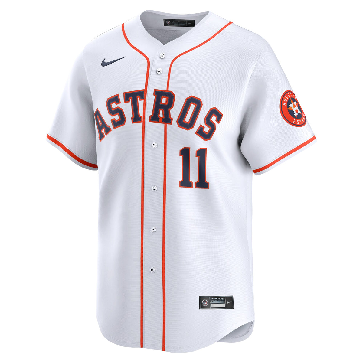 Houston Astros Cam Smith #11 White Home Limited Player Jersey