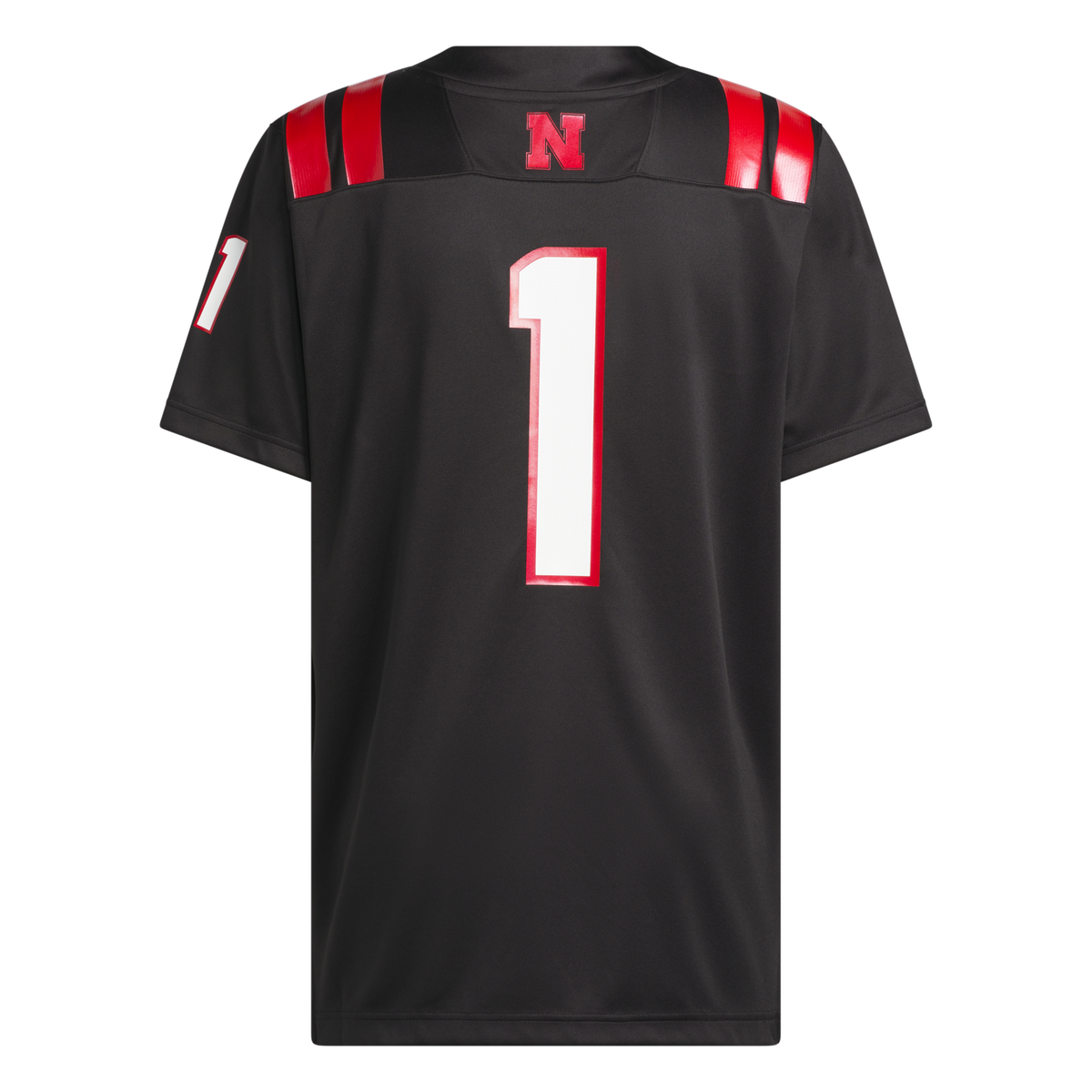 #1 Nebraska Huskers Our Red Burns Brighter Premier Strategy Jersey - Black