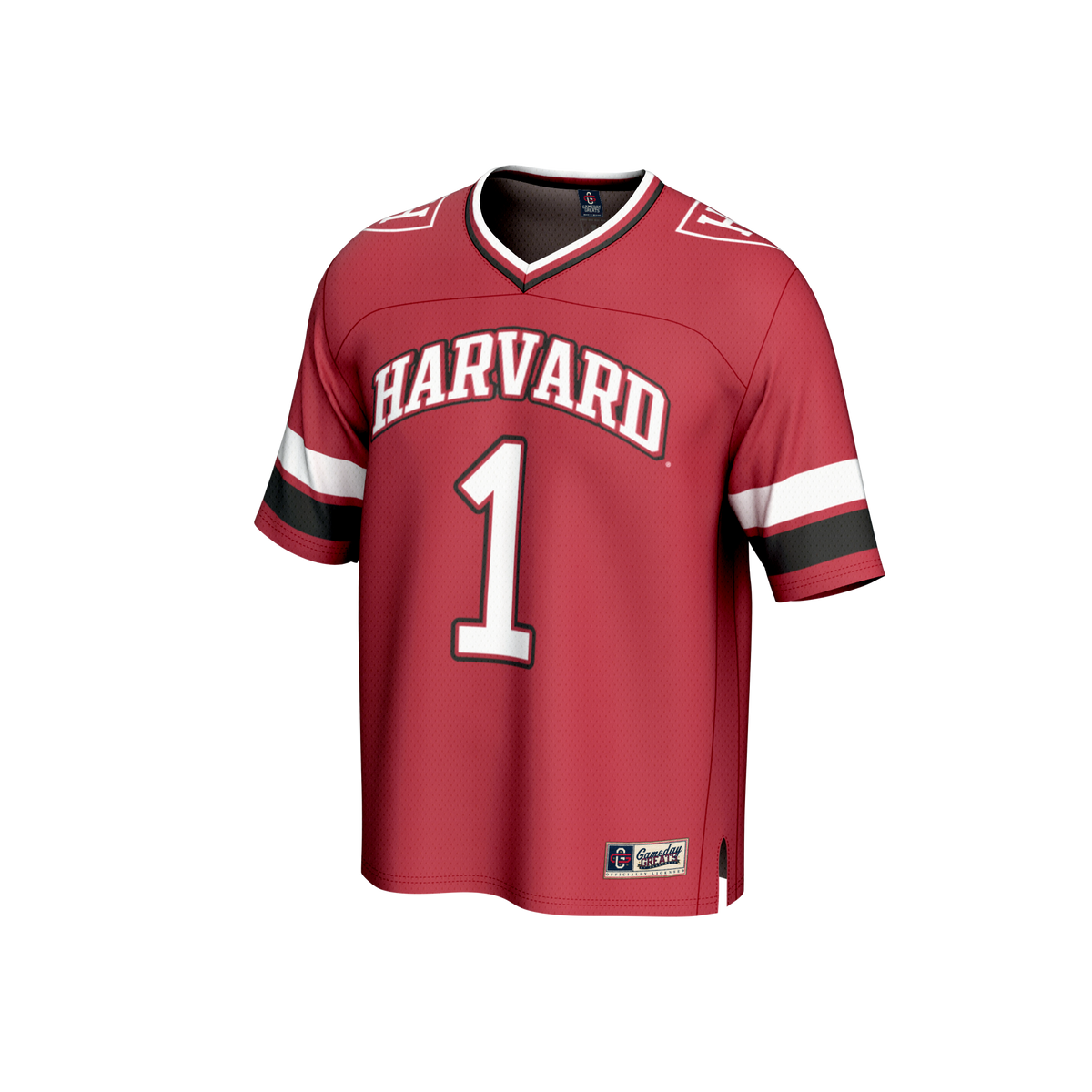#1 Harvard Crimson GameDay Greats Lightweight Collegiate Football Fashion Jersey - Crimson
