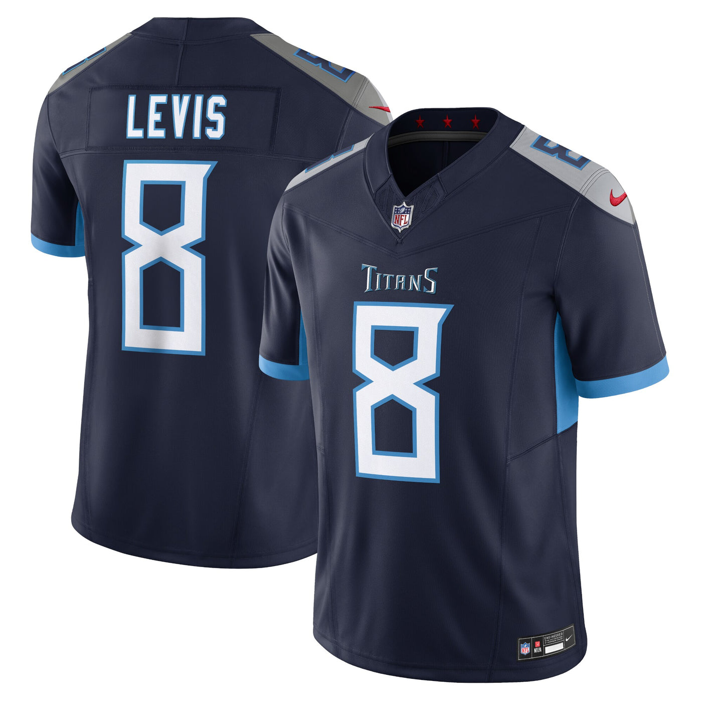 Tennessee Titans Will Levis Nike Navy Vapor F.U.S.E. Limited Jersey