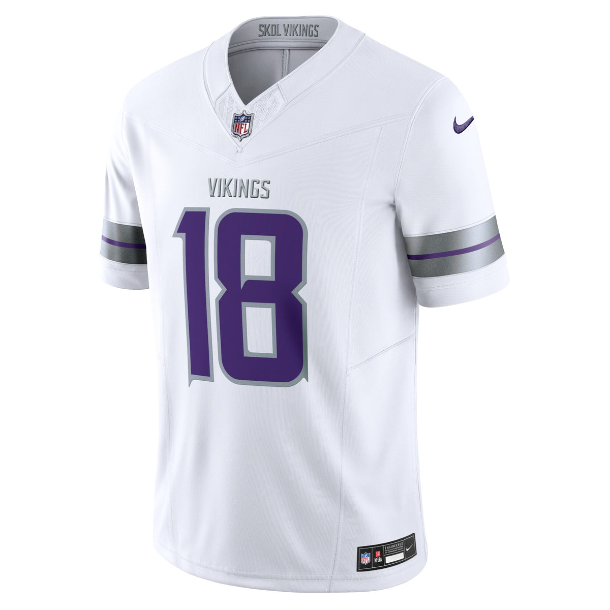 Minnesota Vikings Justin Jefferson White Alternate Vapor F.U.S.E. Limited Jersey