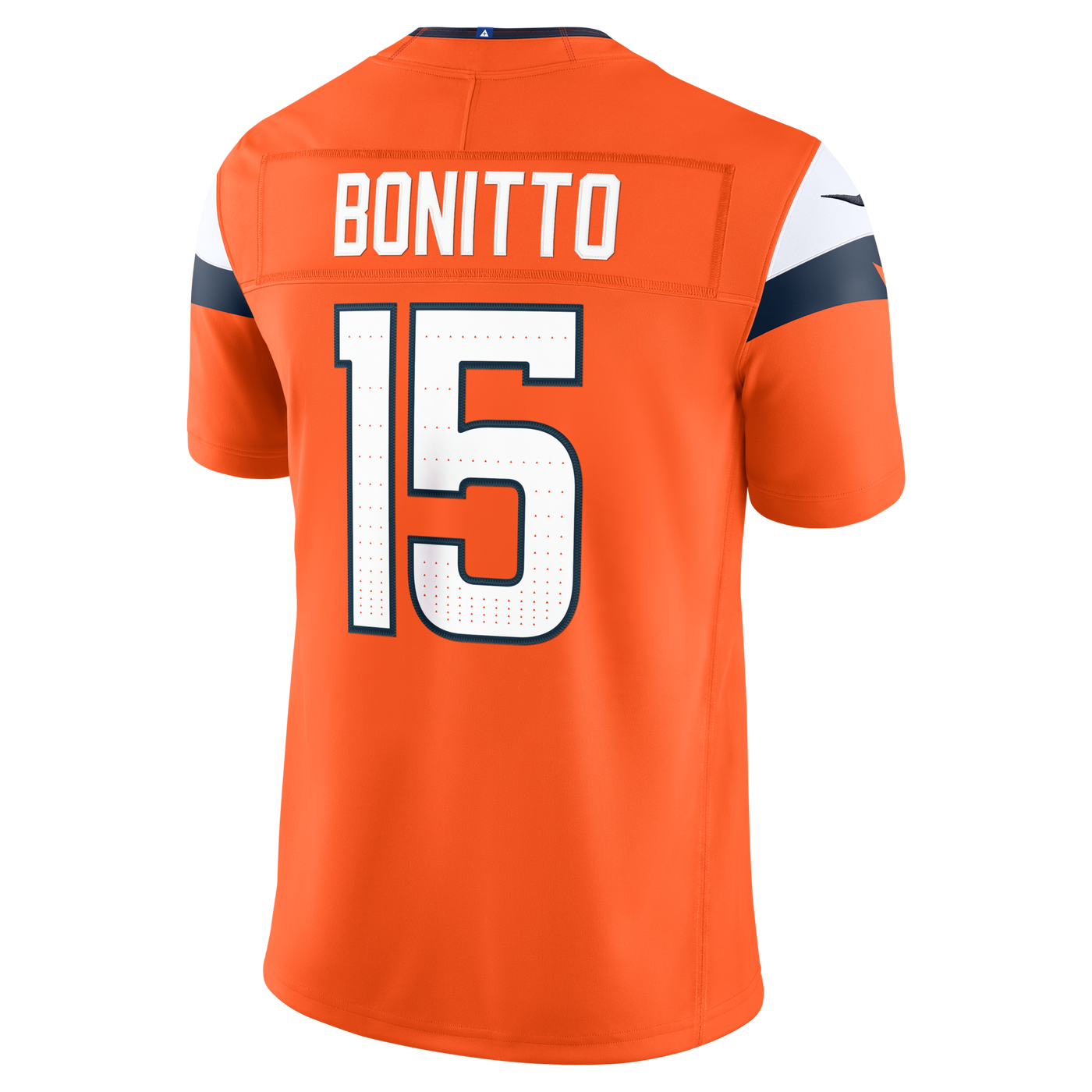Denver Broncos Nik Bonitto Nike Orange Team Vapor F.U.S.E. Stitched Limited Jersey