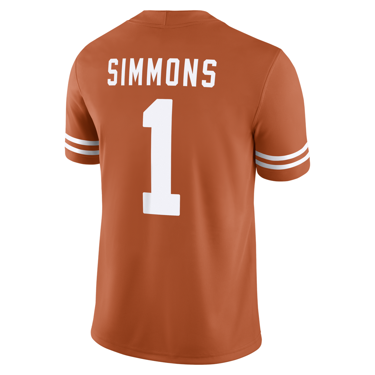 Colin Simmons Texas Longhorns Game Football Jersey - Texas Orange