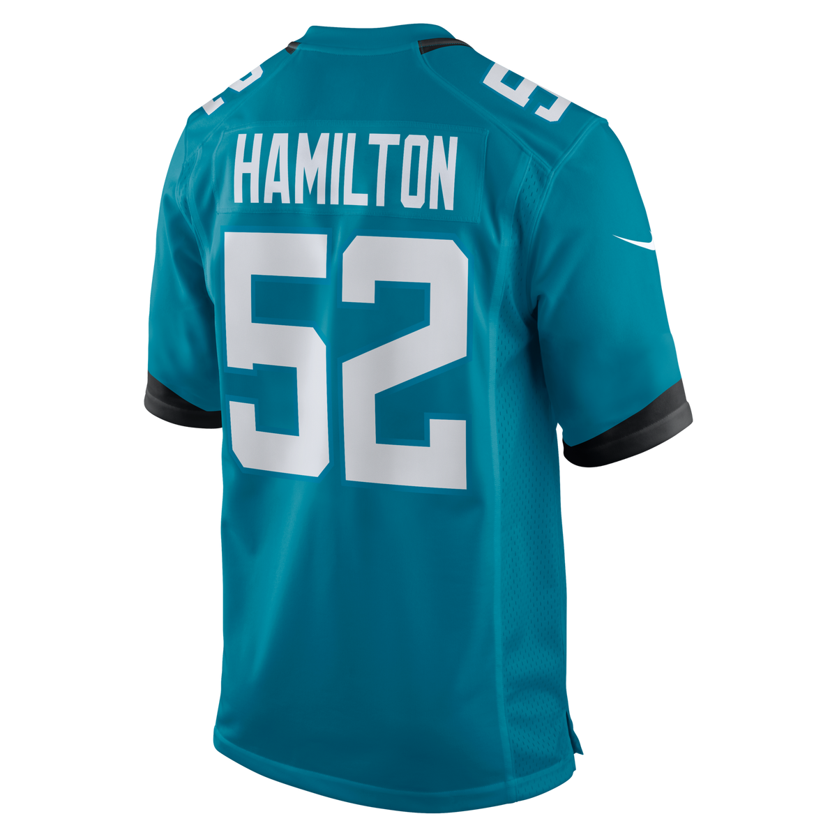 Jacksonville Jaguars DaVon Hamilton Teal Game Jersey
