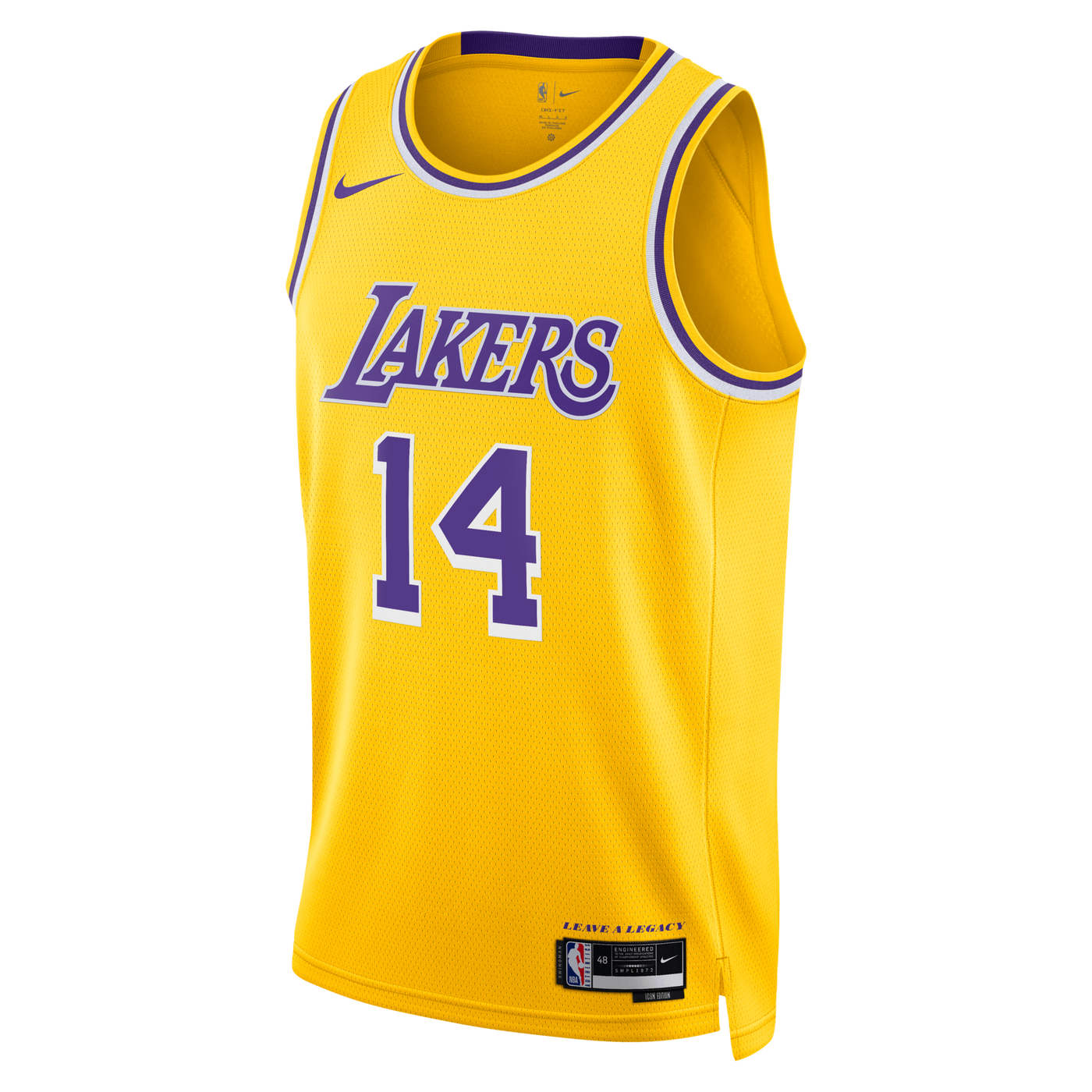 Los Angeles Lakers Nike Icon Edition Swingman Jersey - Gold - Walker Kessler