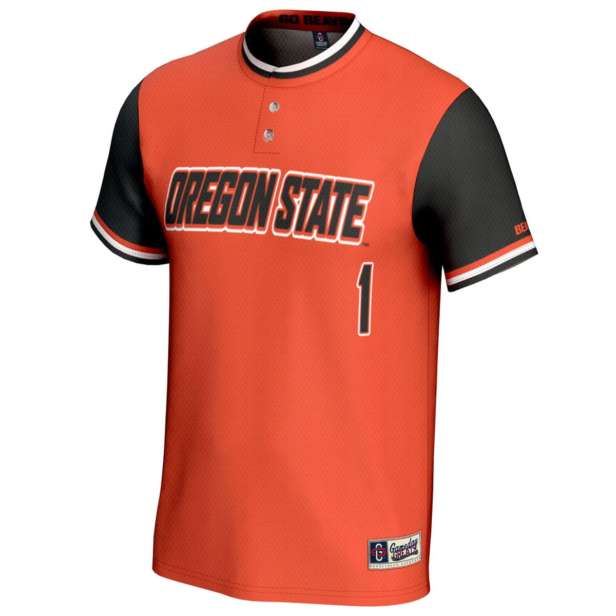 #1 Oregon State Beavers GameDay Greats Softball Fashion Jersey - Orange