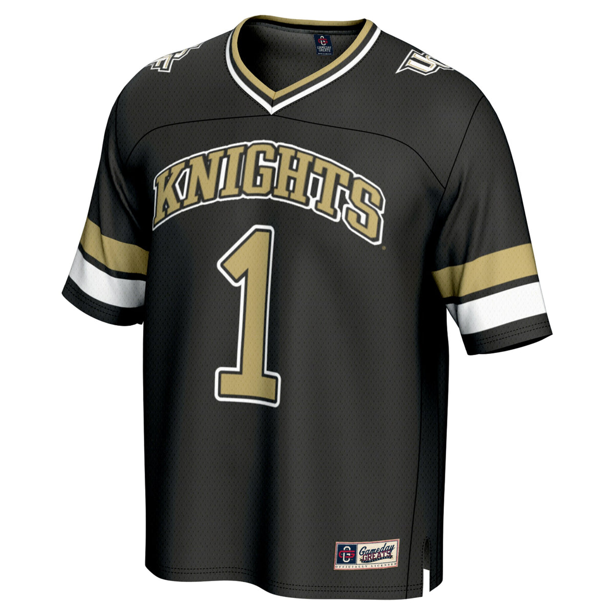 #1 UCF Knights GameDay Greats Lightweight Collegiate Football Fashion Jersey - Black