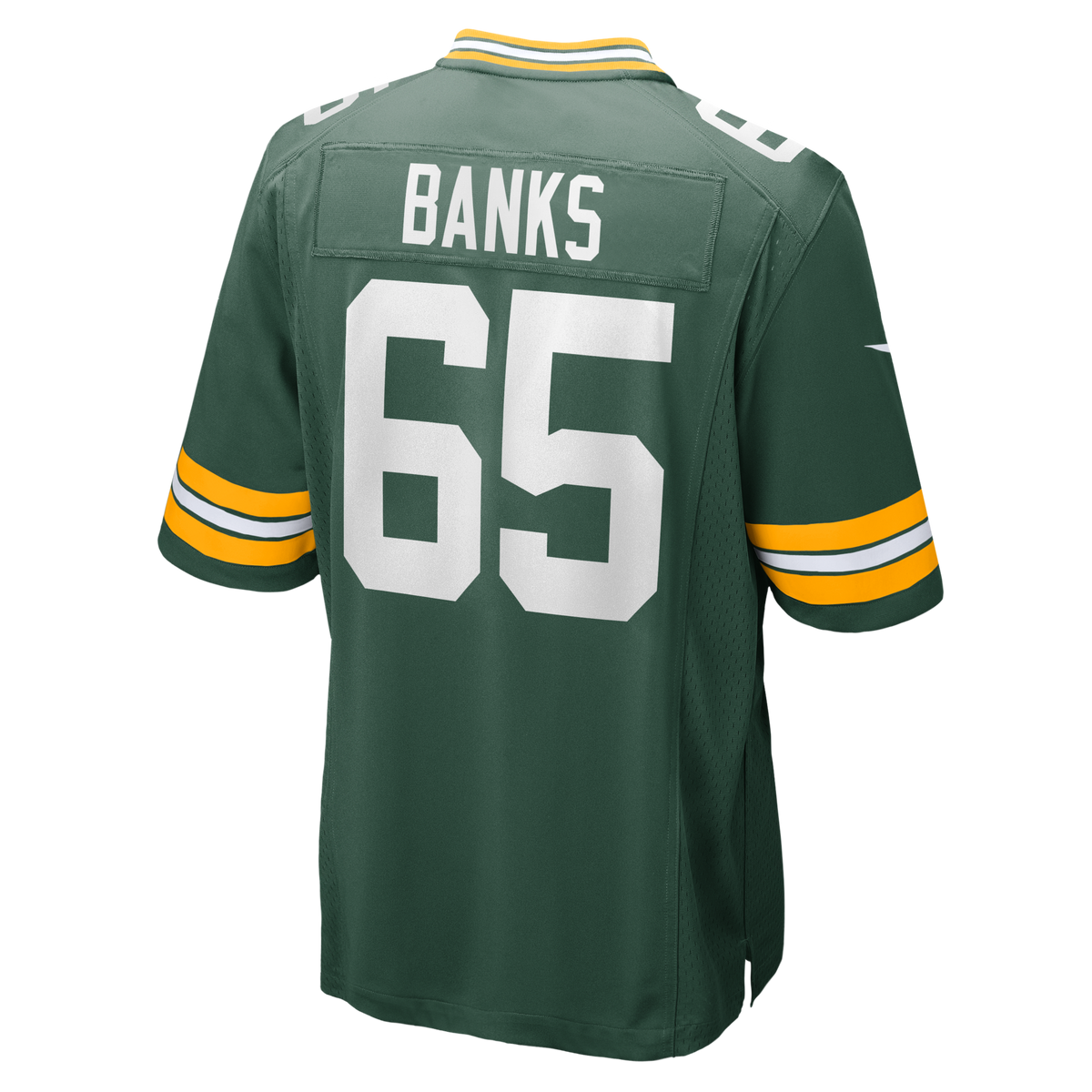 Green Bay Packers Aaron Banks Green Team Game Jersey