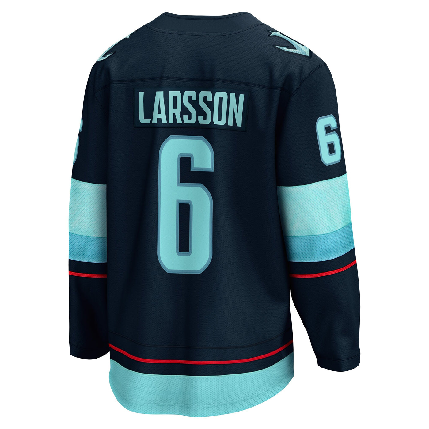 Seattle Kraken Adam Larsson Fanatics Deep Sea Blue Home Breakaway Player Jersey