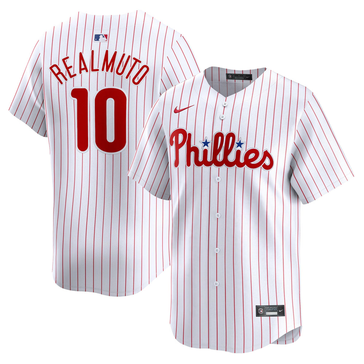 Philadelphia Phillies J.T. Realmuto White Home Limited Player Jersey
