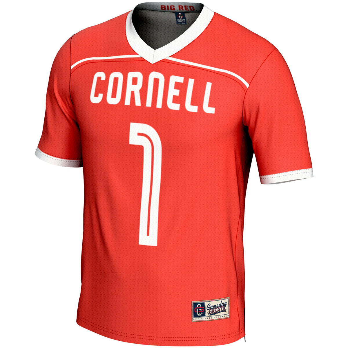 #1 Cornell Big Red GameDay Greats Lightweight Lacrosse Jersey - Red