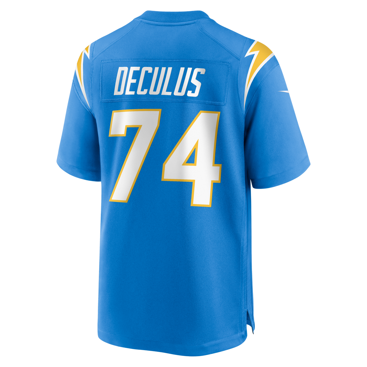 Los Angeles Chargers Austin Deculus Powder Blue Team Game Jersey