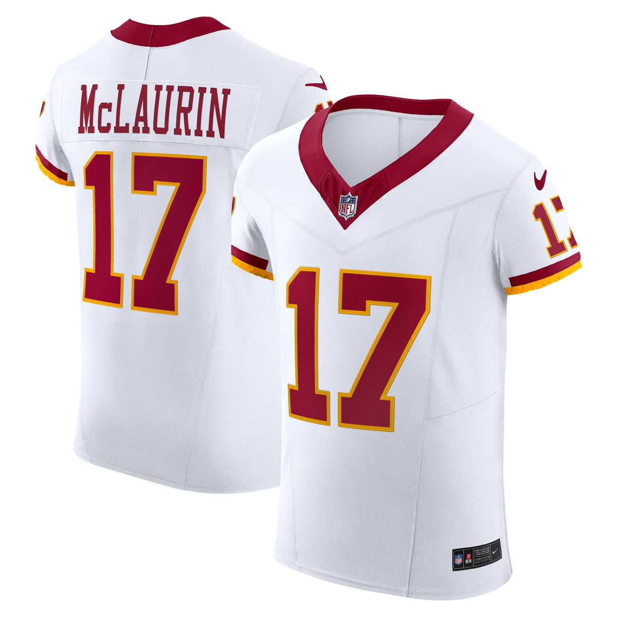 Washington Commanders Terry McLaurin White Alternate 2 Super Bowl Era Vapor F.U.S.E. Elite Jersey
