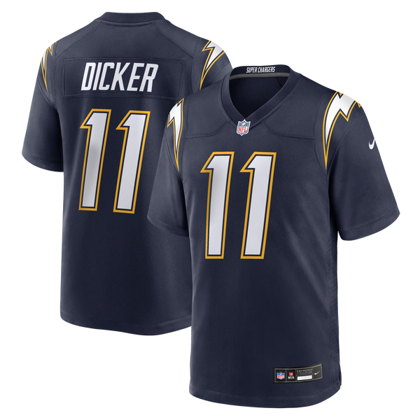 Los Angeles Chargers Cameron Dicker Nike Navy Alternate Game Jersey