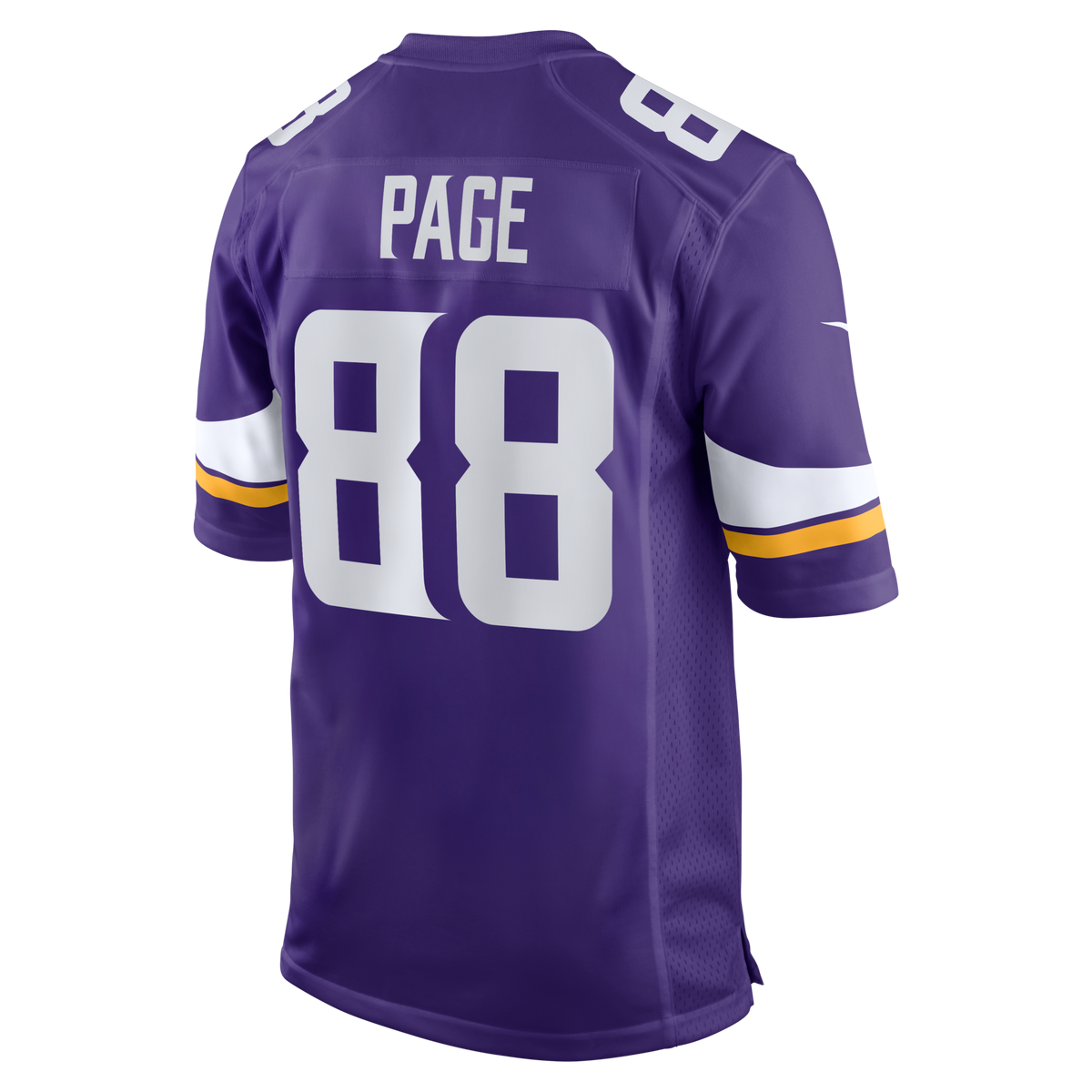 Minnesota Vikings Alan Page Purple Game Retired Player Jersey