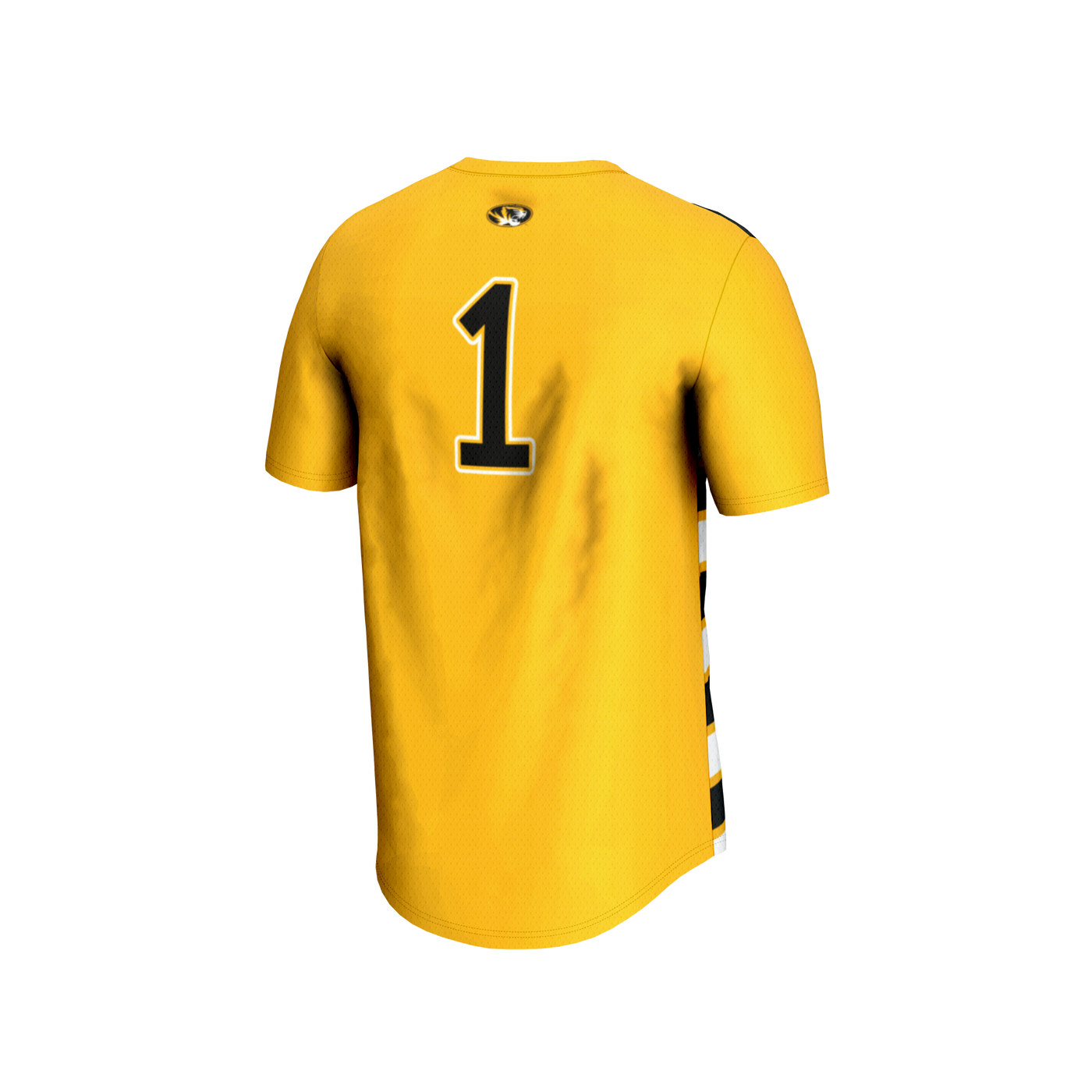 GameDay Greats #1 Gold Missouri Tigers Lightweight Soccer Fashion Jersey
