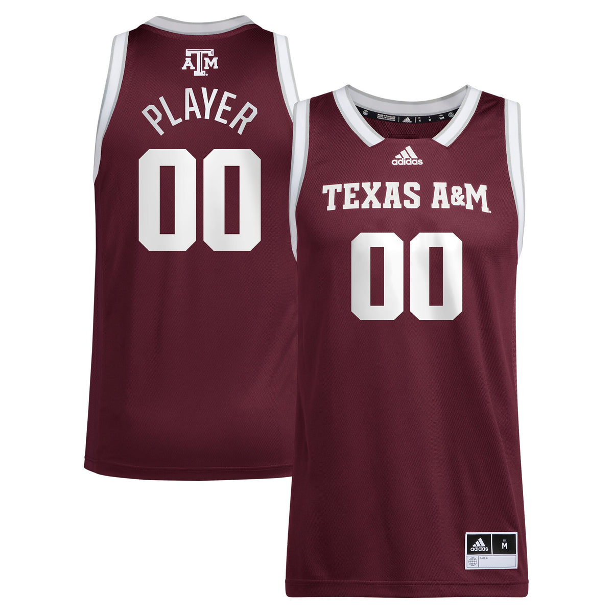Texas A&M Aggies Pick-A-Player NIL Basketball Jersey - Maroon