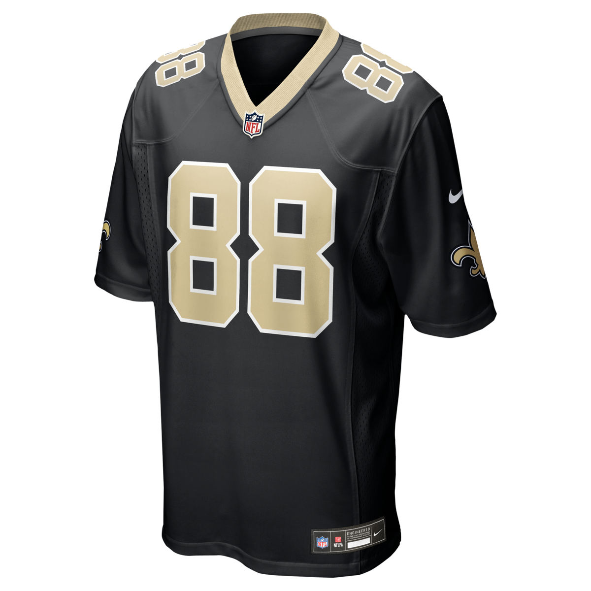 New Orleans Saints Shaquan Davis Black Game Jersey