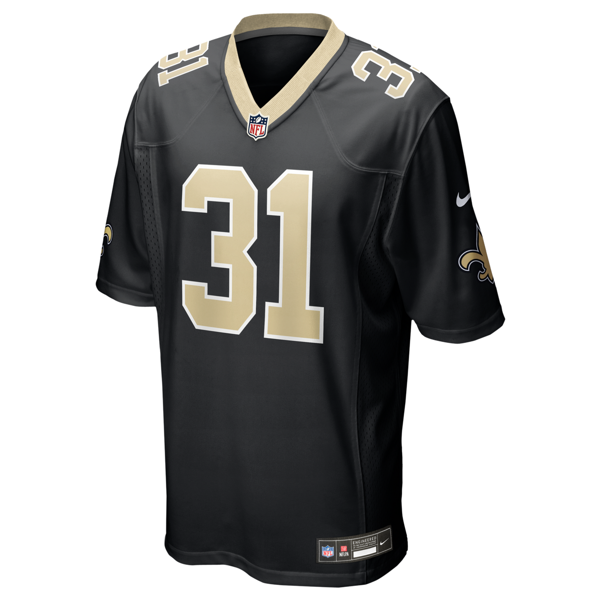 New Orleans Saints Jordan Howden Black Team Game Jersey
