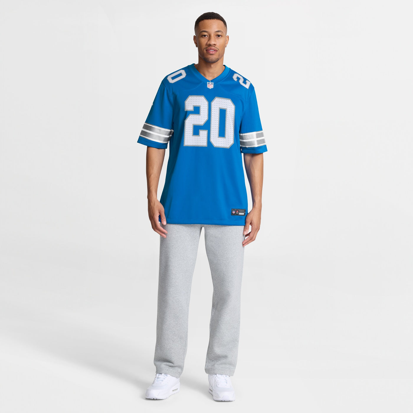 Detroit Lions Barry Sanders Nike Blue Retired Player Game Jersey