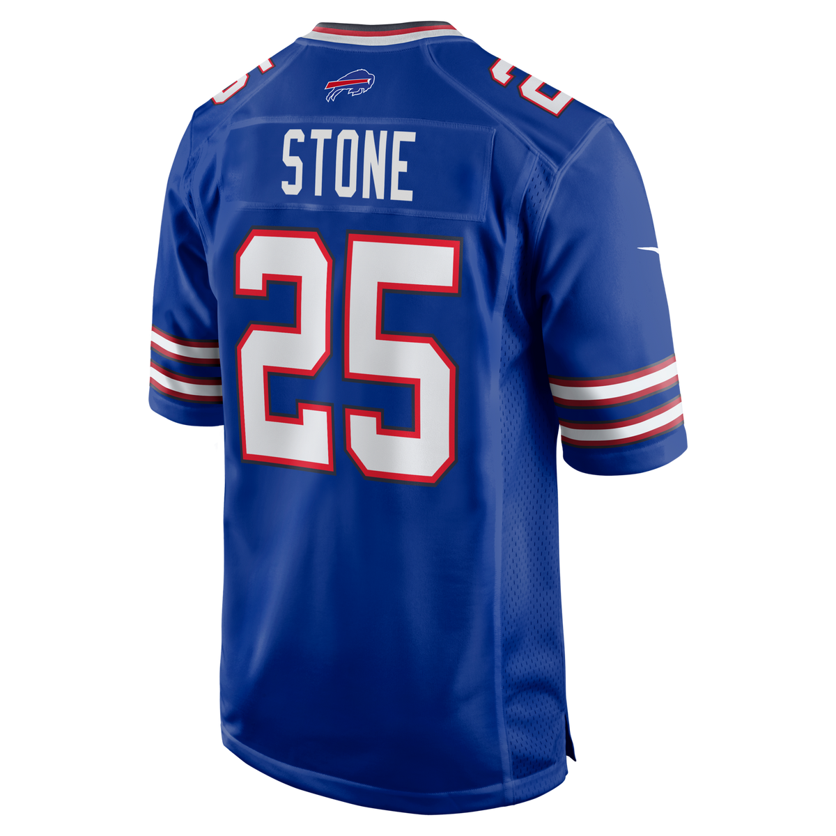 Buffalo Bills Geno Stone Royal Team Game Jersey