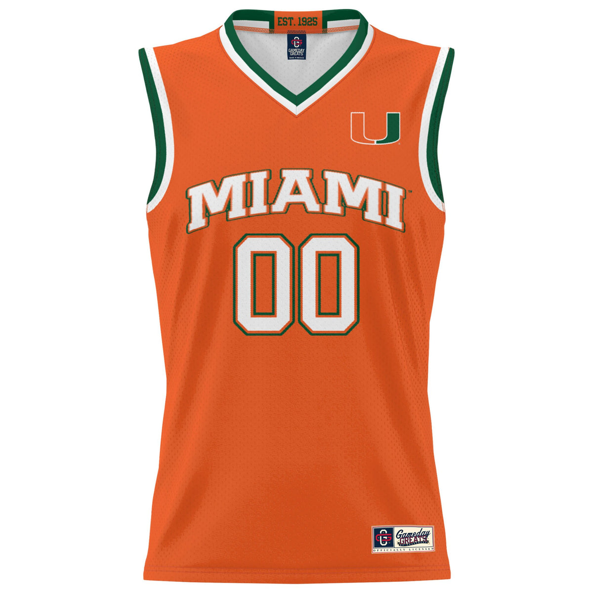 Miami Hurricanes GameDay Greats NIL Pick-A-Player Lightweight Basketball Jersey - Orange