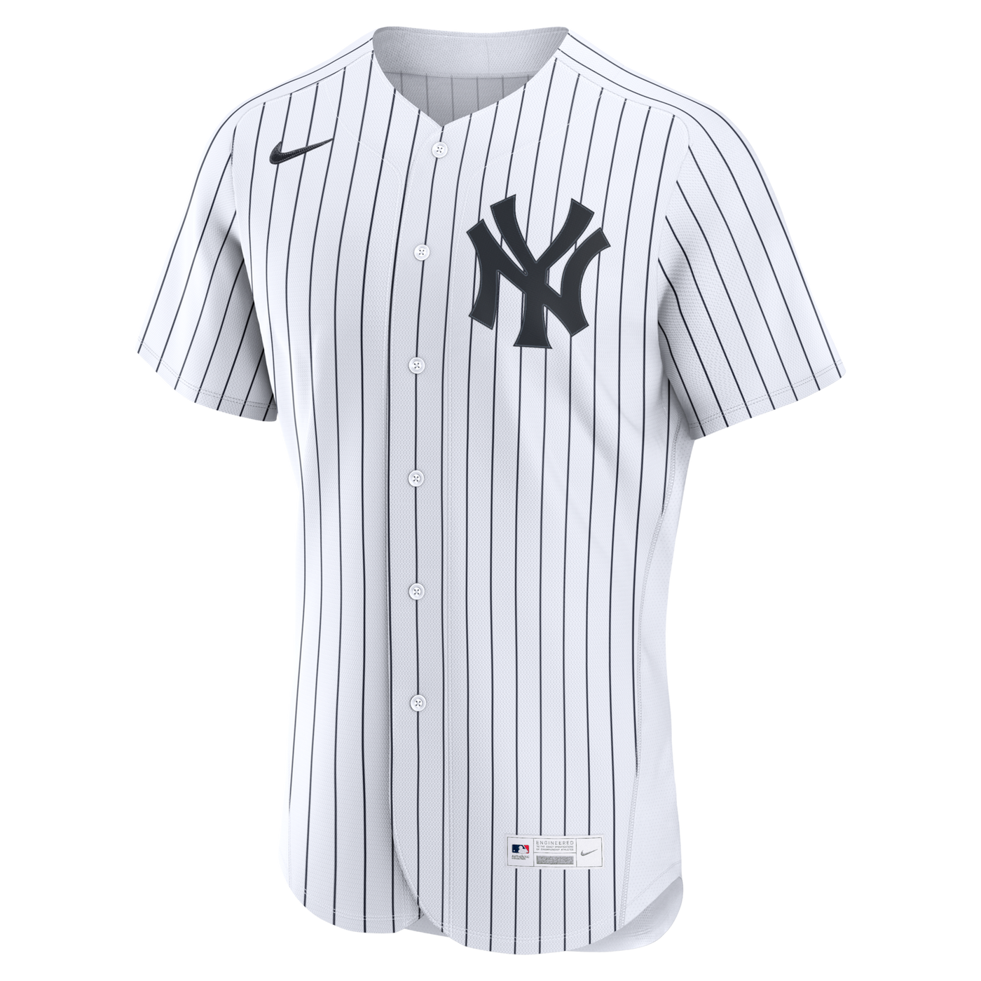 New York Yankees Nike White Home Authentic Custom Jersey