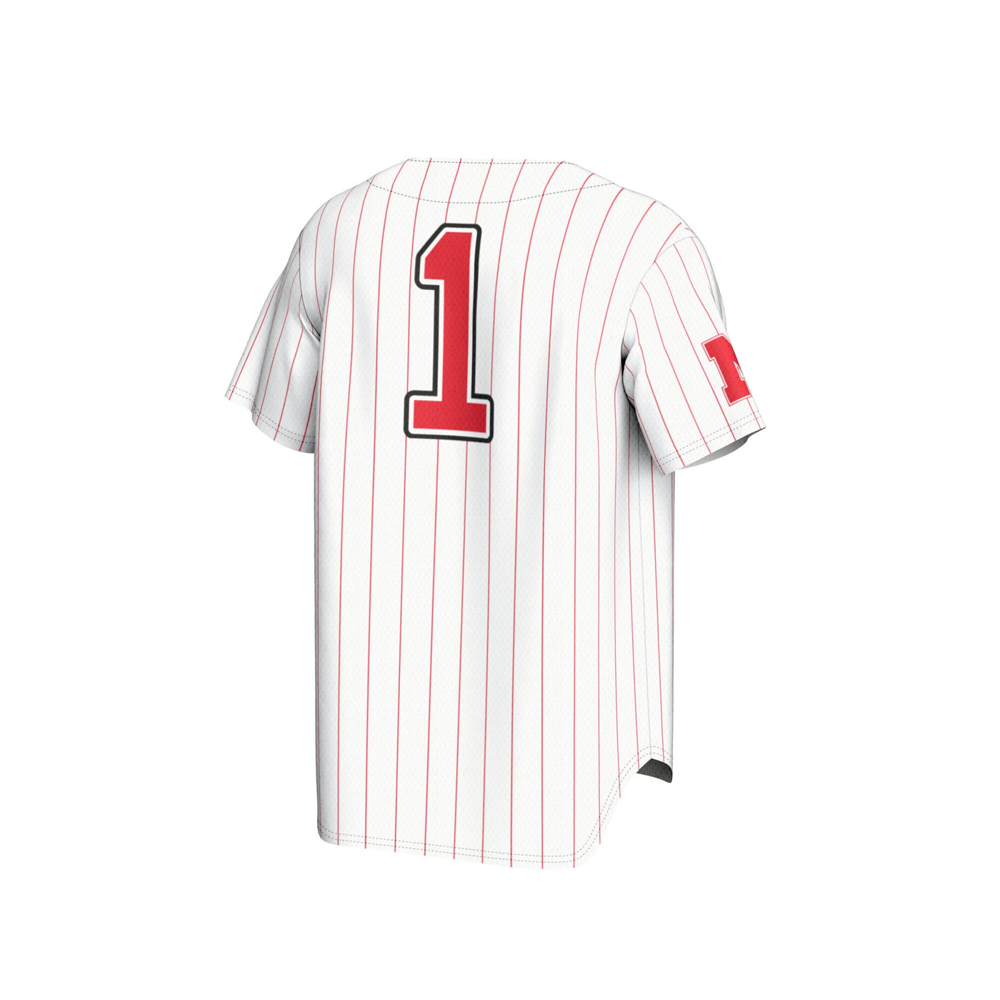 GameDay Greats #1 White Nebraska Huskers Lightweight Baseball Jersey