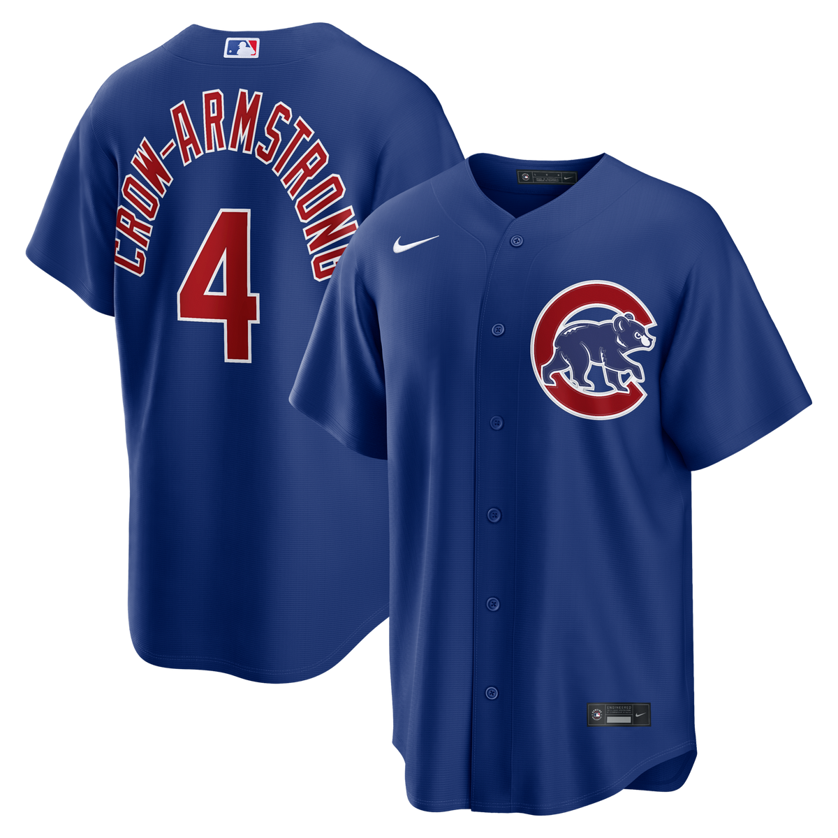 Chicago Cubs Pete Crow-Armstrong Royal Alternate Replica Jersey