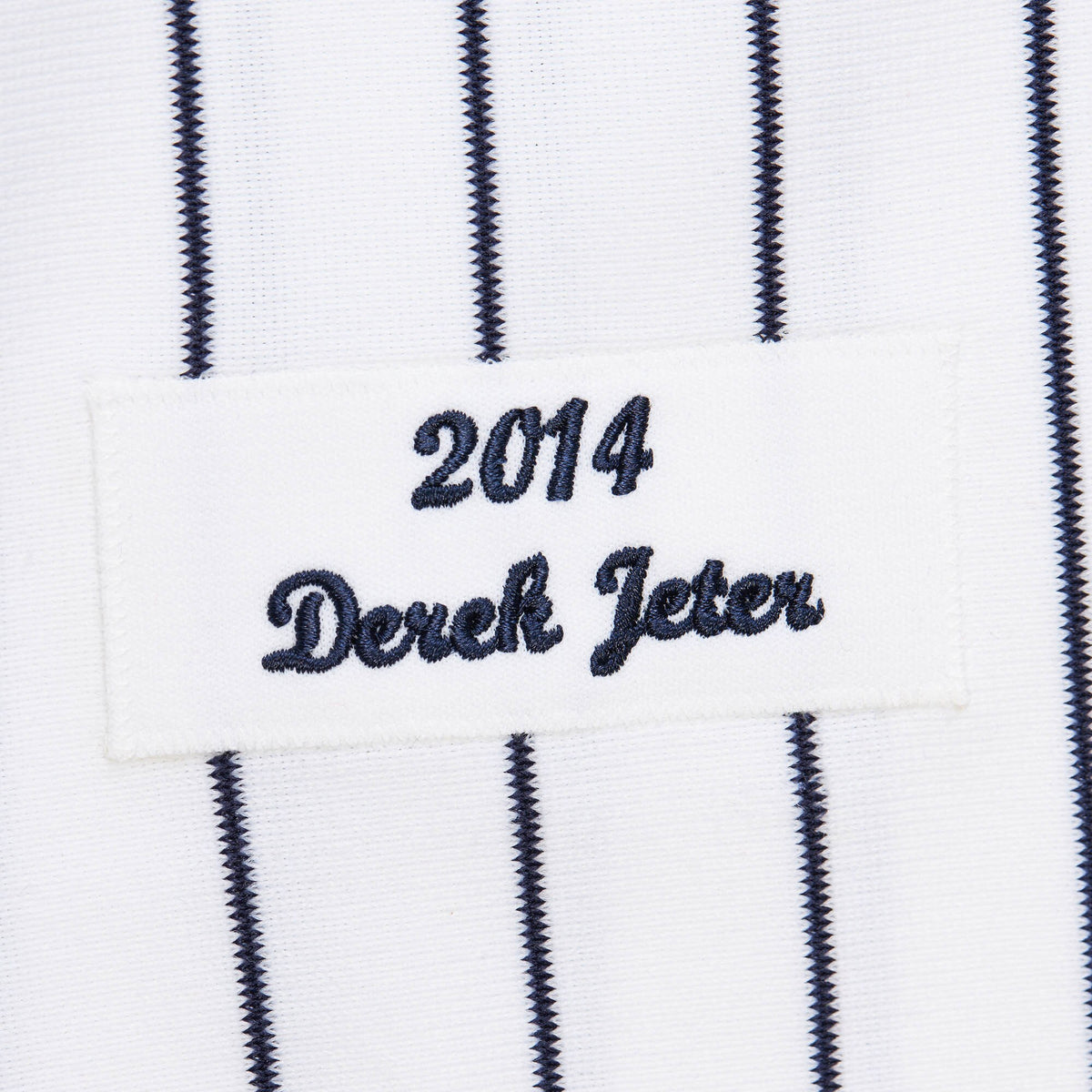 New York Yankees Derek Jeter Mitchell & Ness White 2014 Cooperstown Collection Authentic Throwback Jersey